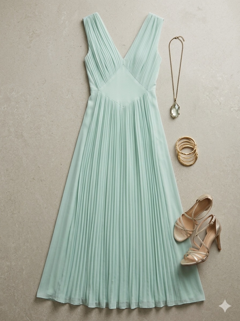 Vanity Fair Vintage Nightgown Mint Green Size 34